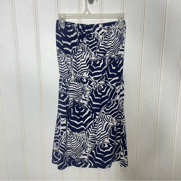 Lilly Pulitzer Matyson Herd You Zebra Strapless Dress 233 - Picture 2 of 7